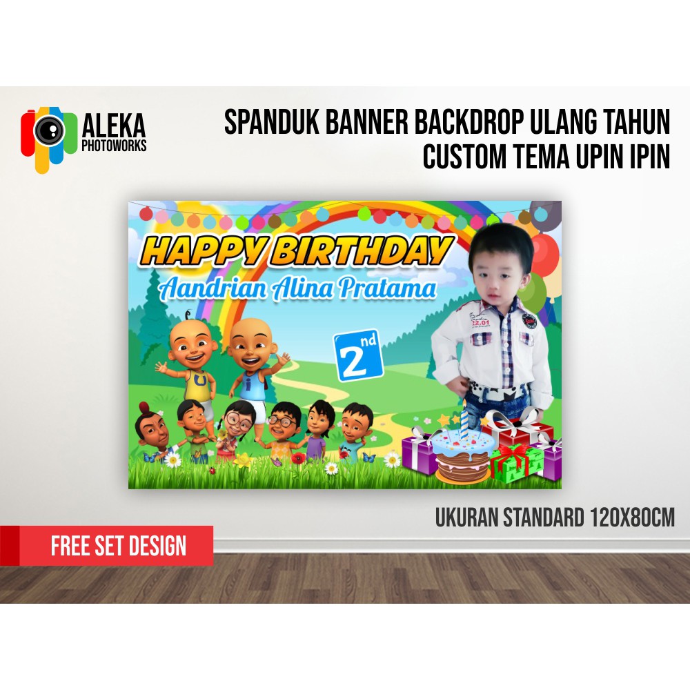 Desain Banner Ultah  Anak  Cowok desain ratuseo com