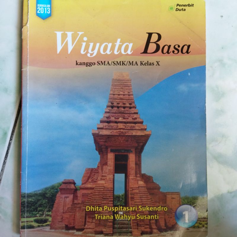 buku bahasa jawa wiyata basa kelas X 10 1 SMA duta preloved