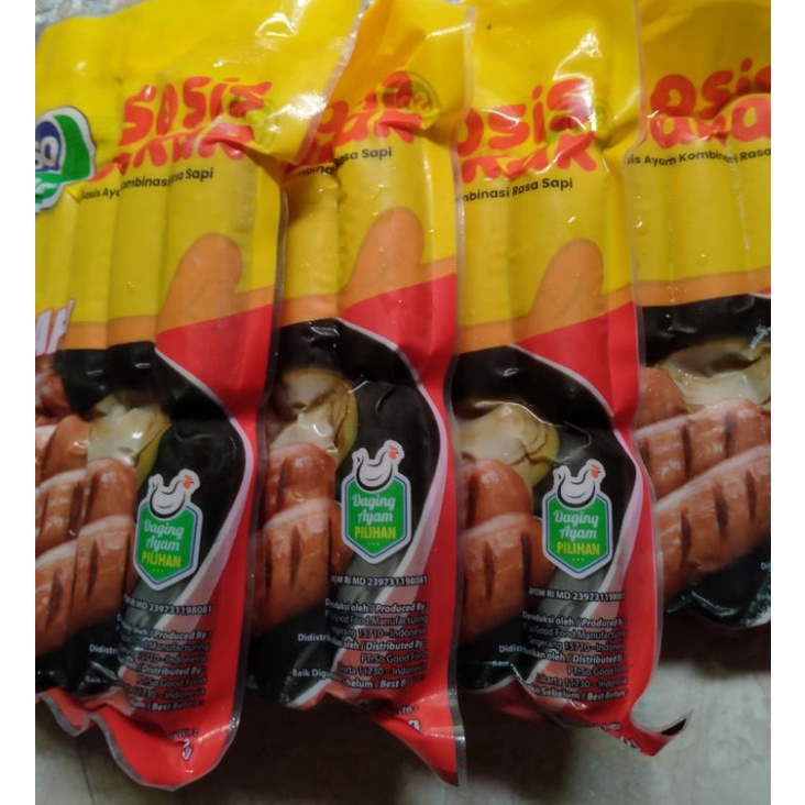 

Sonice Sosis bakar Isi 10 Pcs 500 gr / Frozen Food / Makanan Beku / Sosis rasa sapi dan ayam /Jakarta /sonice