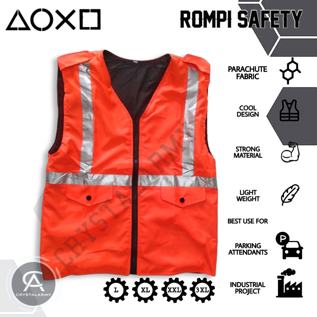 rompi proyek / rompi parkir / rompi safety