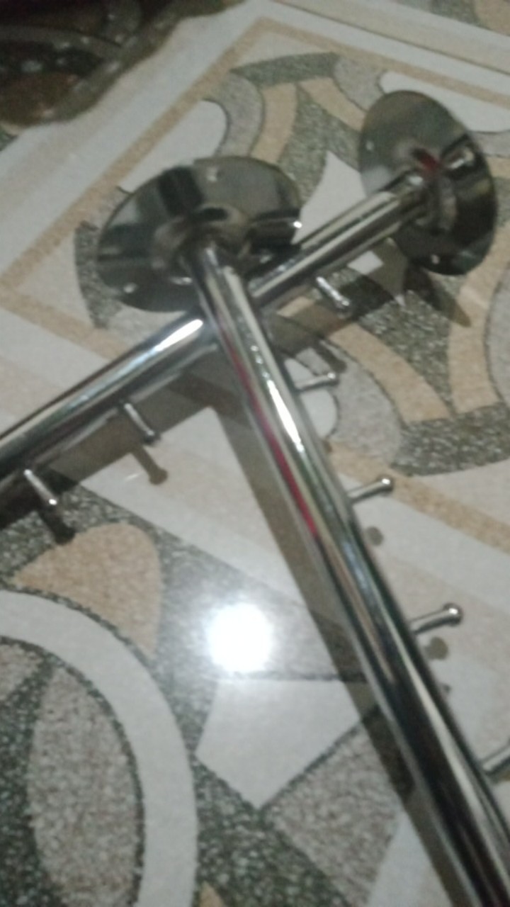 Hanger Suling Tembok Lurus 6titik / Hanger Suling 6titik Tembok