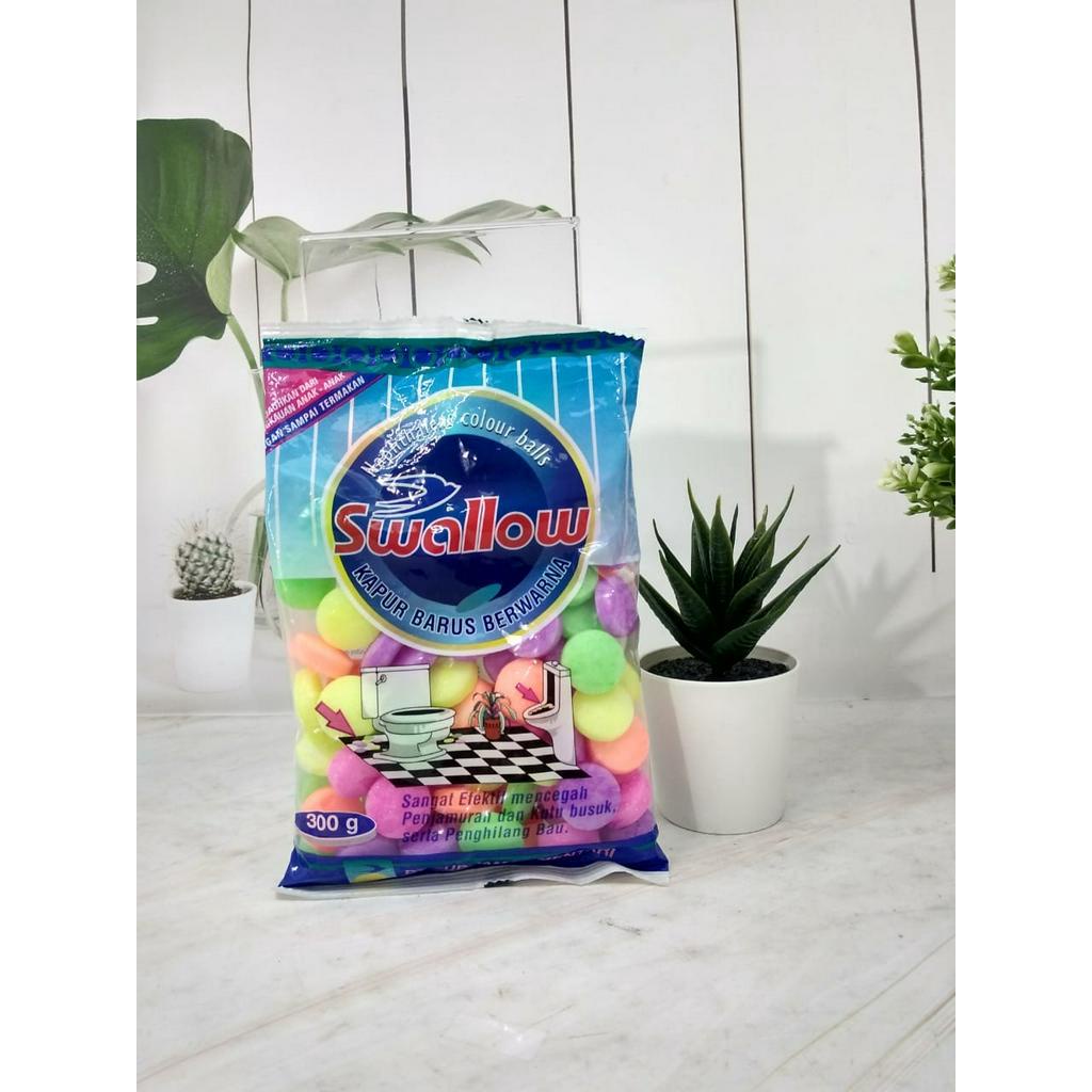 Swallow Jumbo Naphthalene Balls Berwarna 300gr