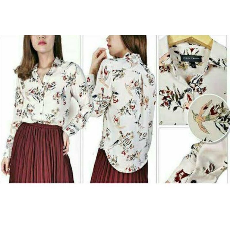 Kemeja Viscose Branded Unpeu Femme