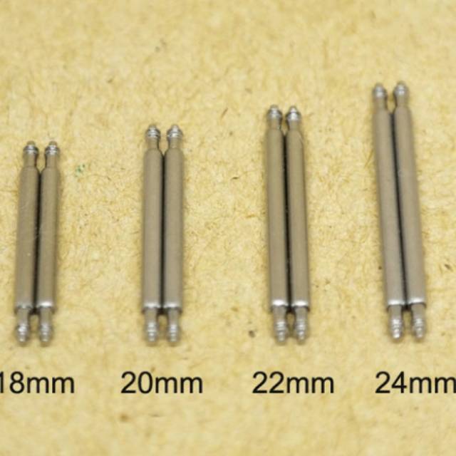 SPRING BAR PIN PEN JAM TANGAN/SPRING BAR STRAP JAM UKURAN 18/20/22/24 mm