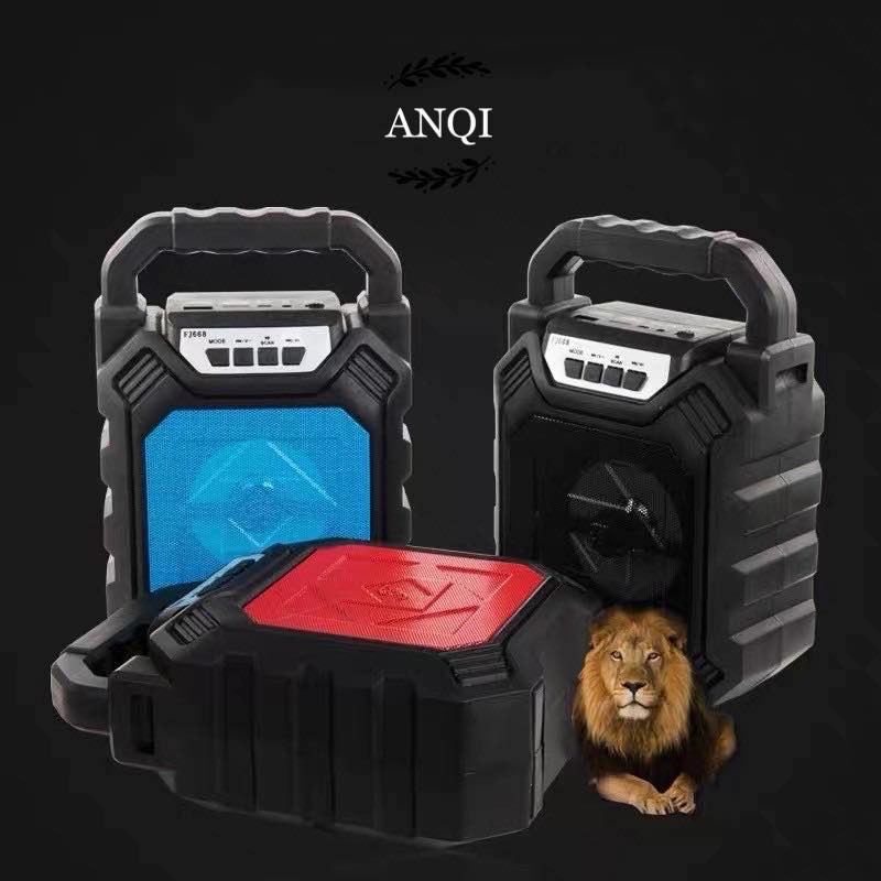 ANQI1888 Bluetooth Speaker / Nirkabel Portable LED Wireless Senter Dengan Mikrofon Y-2003