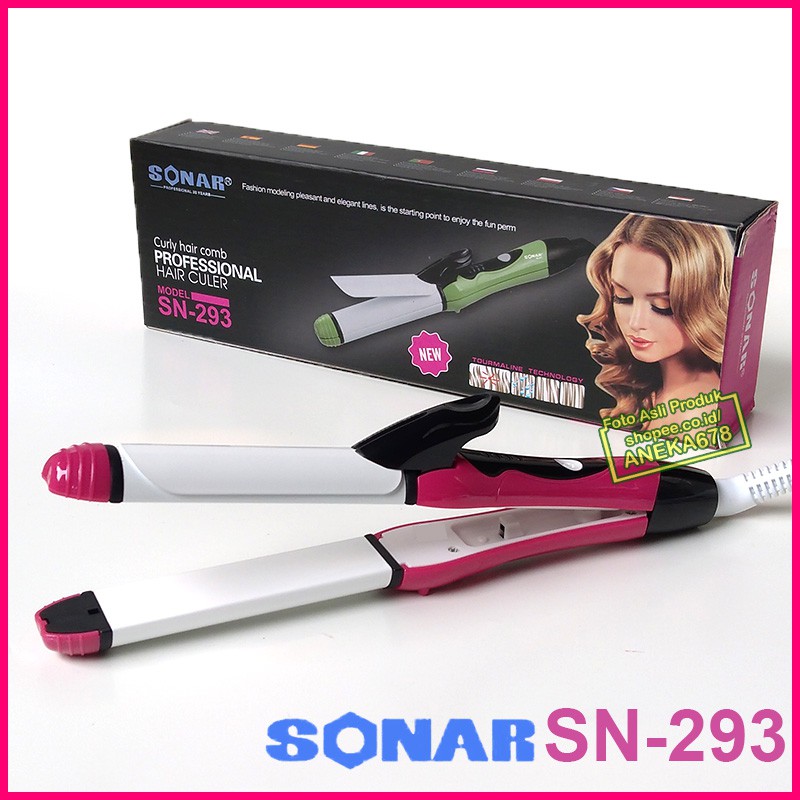 SONAR SN 293 CATOKAN CURLY 2in1 ALAT CATOK RAMBUT 2 In 1 MINI LURUS