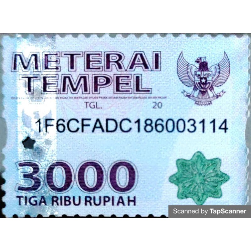 

Materai Tempel 3000