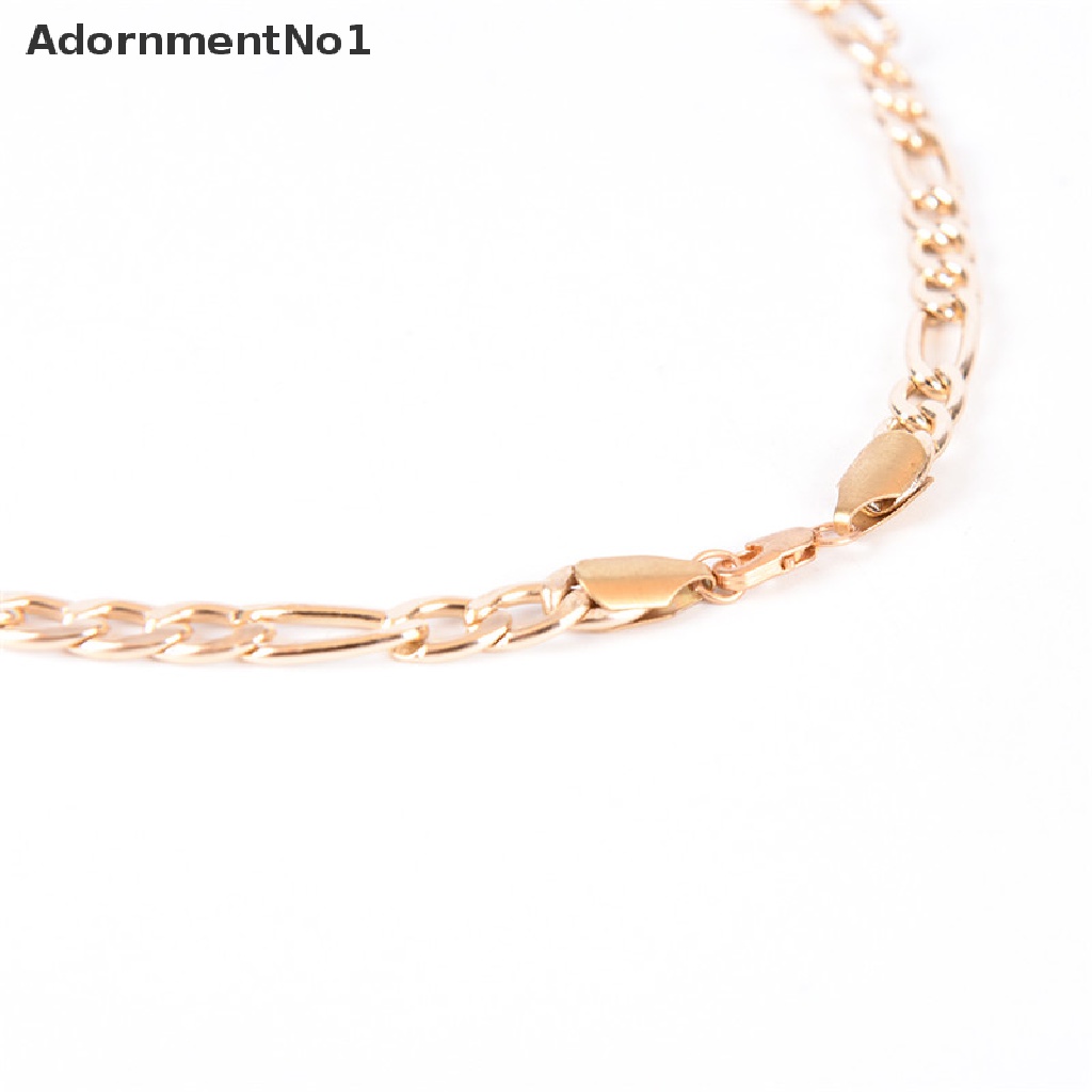 (AdornmentNo1) Kalung Rantai Panjang Lapis Emas 18K Gaya Punk Untuk Pria / Wanita