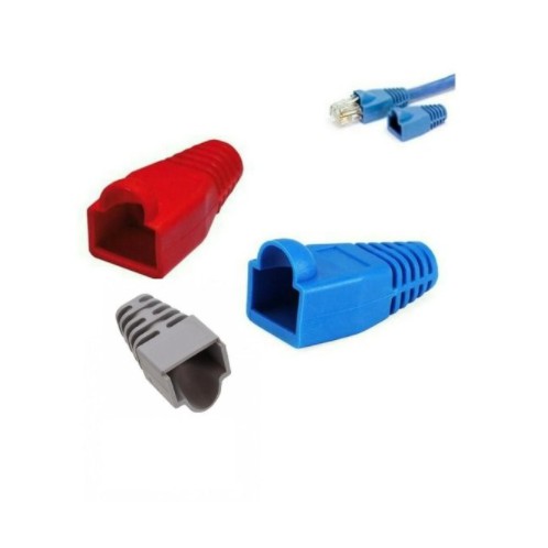 Plug boot lan rj45 cat 5 6 7 modulat - Cover silicone shield rj-45 plugboot