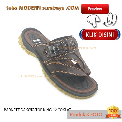 BARNETT DAKOTA TOP KING 02 COKLAT sandal pria sandal jepiit