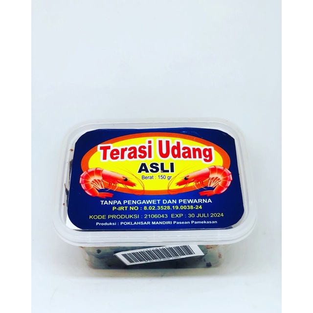 

TERASI UDANG ASLI 150 gr