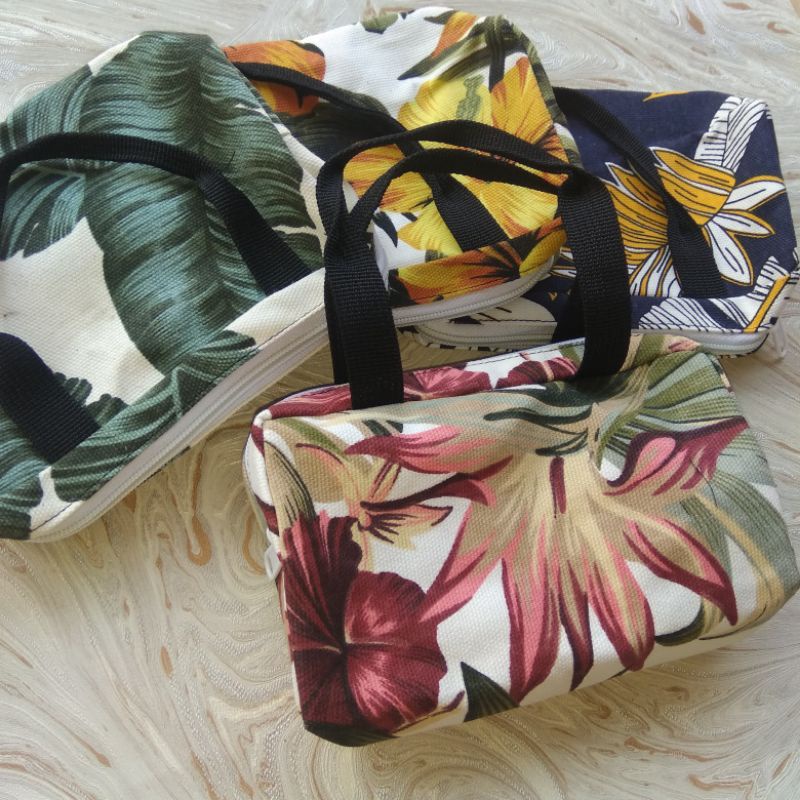 TAS MUKENA KANVAS CANTIK