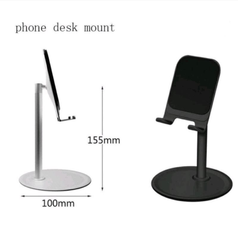 DESKTOP SUPPORT Holder Phone Stand &amp; Tablet Bahan Alluminium Alloy