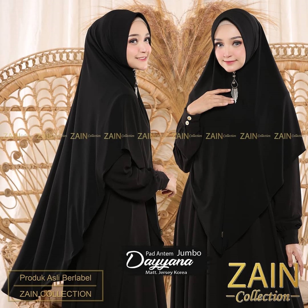 Hijab Khimar Jilbab Bergo Jumbo Kerudung Syari Dayyana-4