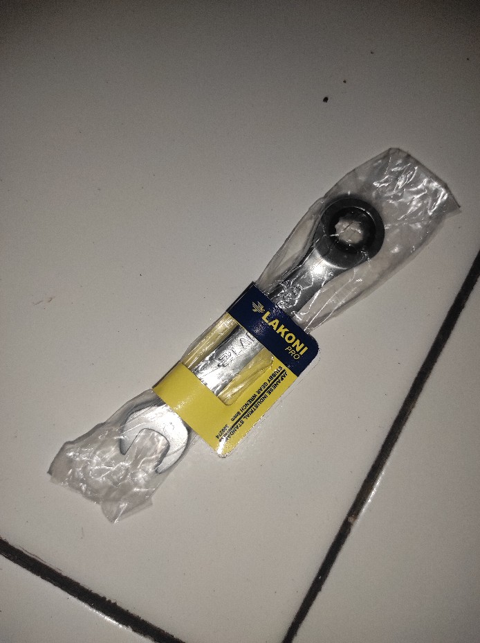 Lakoni Pro Kunci Ring Pas Rachet Pendek 8 - 19 Mm Stubby Gear Wrench