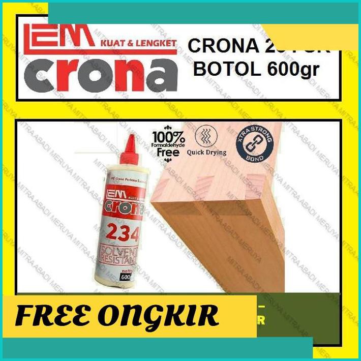 

DISKON Lem Crona 234 SR 600 gr Lem Kayu BEST SELLER ALIPHATIC WOOD GLUE AP74