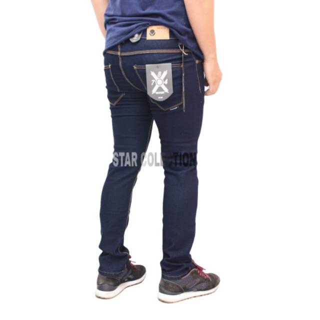 Celana jeans panjang pria skiny / slim fit original