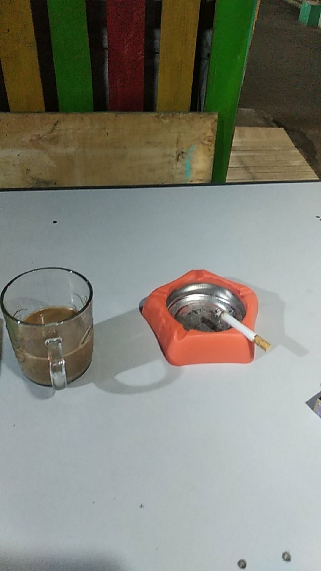 Asbak Rokok Bentuk Bintang/cigarette Ashtray Stainless Steel