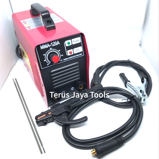 Rhino Mesin Las MMA-120a Mesin Las / Travo Las Listrik 900watt