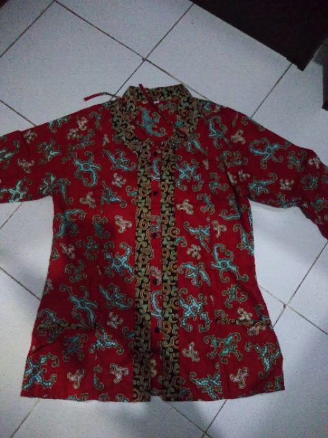 Maura Couple - Sania Ruffle Batik Couple Ori Ndoro Jowi Dnt Garansi