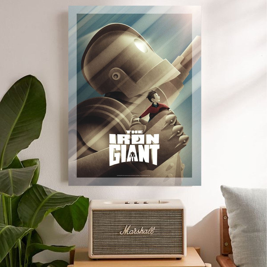 "The Iron Giant" Poster Kayu (30x22)