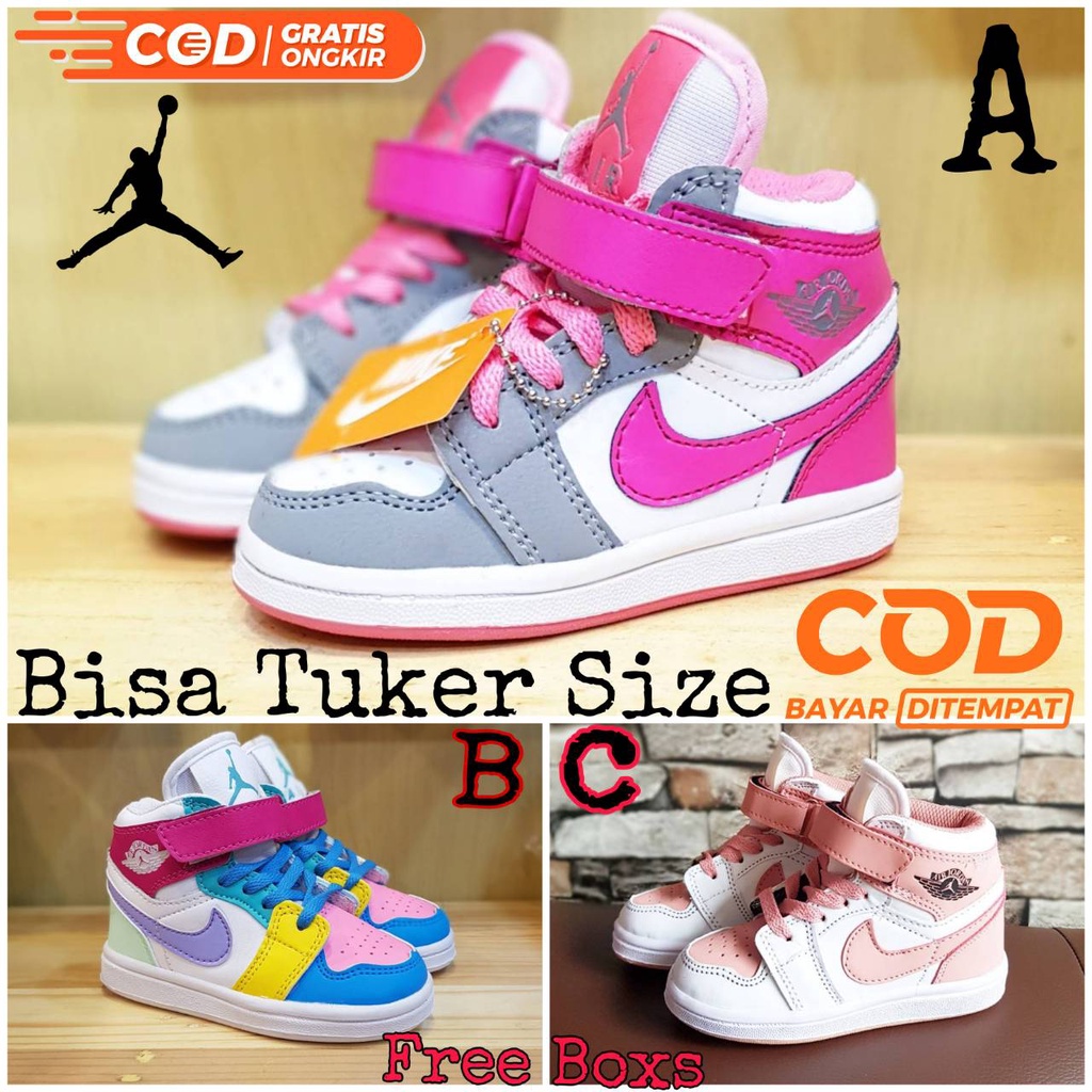 Sepatu Anak Perempuan Sepatu Jordan Anak Jordan Anak Prempuan Sepatu Anak Nike Premium Quality