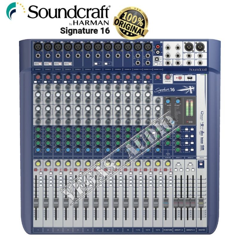 SOUNDCRAFT SIGNATURE16 MIXER AUDIO 16CHANNEL ORIGINAL