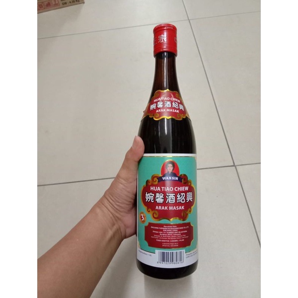 

ARAK MASAK WAN SIN HUA TIAO CHIEW 640ML BPOM/PENYEDAP MASAKAN/BUMBU MASAK