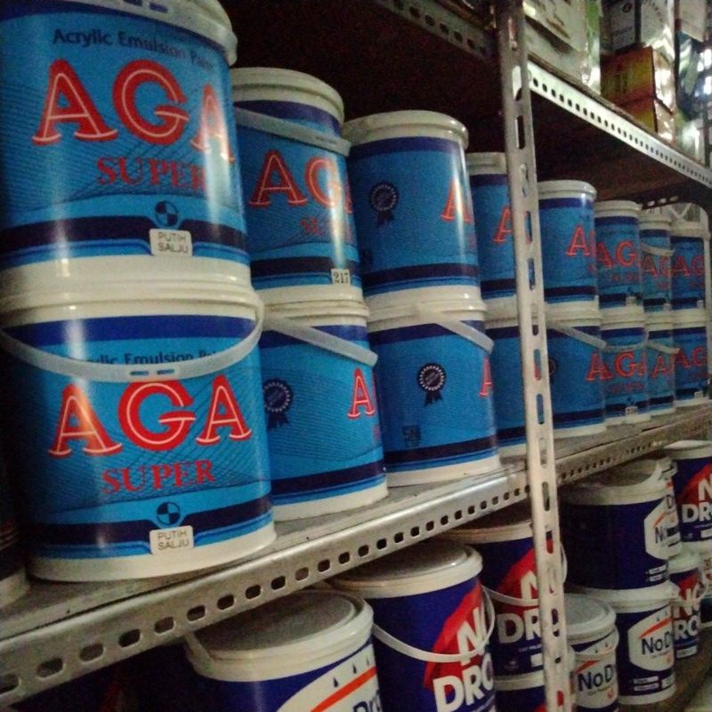 Cat tembok aga Super berkualitas. Cat tembok murah 1 galon.