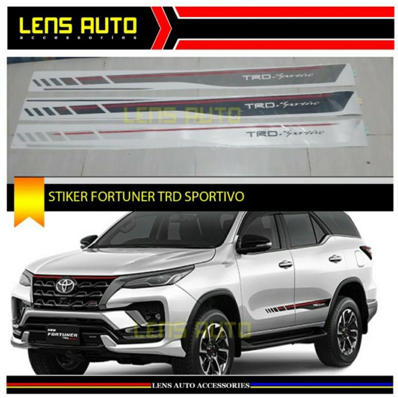 STIKER FORTUNER TRD SPORTIVO - STIKER FORTUNER TRD SPORTIVO 2021