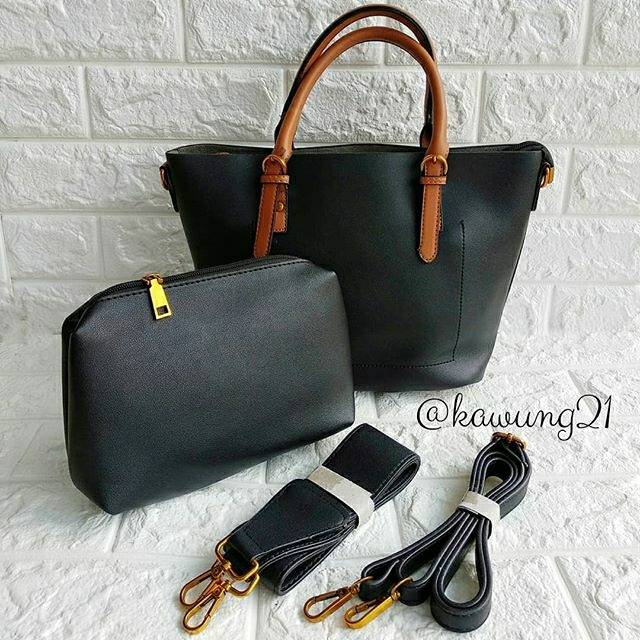 TW1825 Tas Kerja Wanita Kulit Premium Import Style Modis