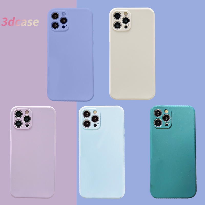 Solid Color OPPO A54 Camera Lens Protection Case Silicone Case