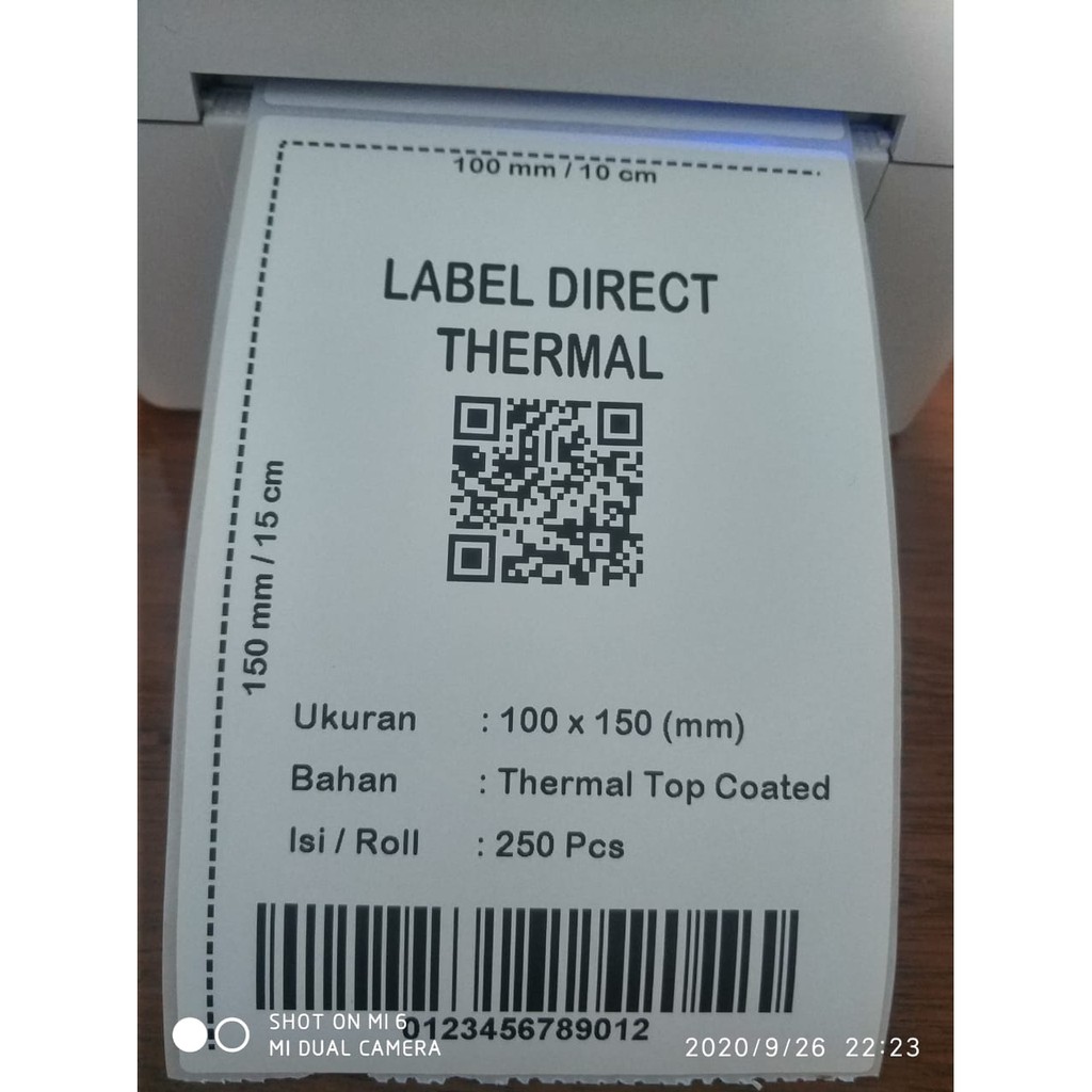 AWB Label - Shipping Label - Label Pengiriman 100x150 - AirwayBill Label UPM