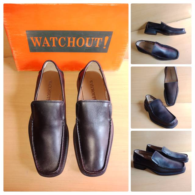 Sepatu Kulit Watchout Original brand real pic.