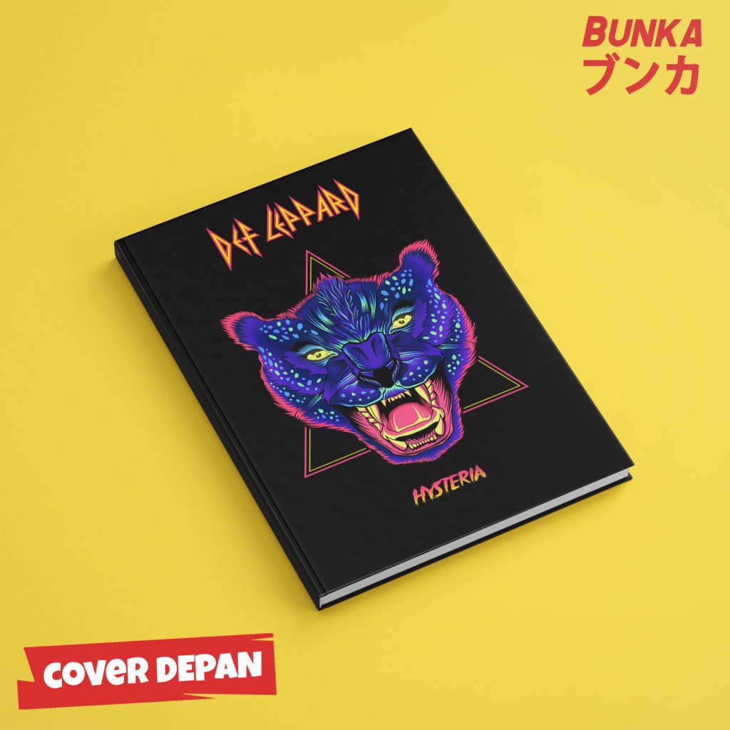 

Notebook Band Deff Leppard Hysteria Hardcover A5 Buku Tulis Catatan Notes Agenda Planner Jurnal