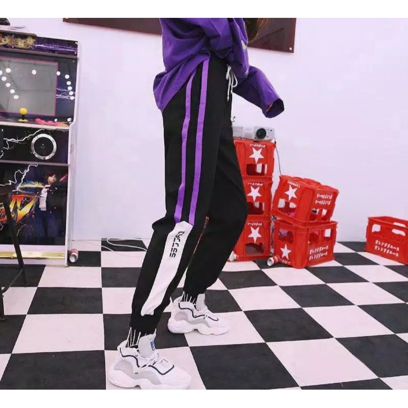 Celana Jogger Wanita / celana olahraga wanita Korean Style Celana panjang Ladies Pants Casual Jogger