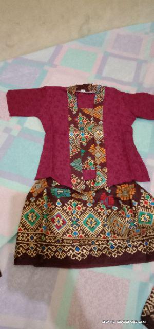 Kebaya Kutubaru Batik Anak