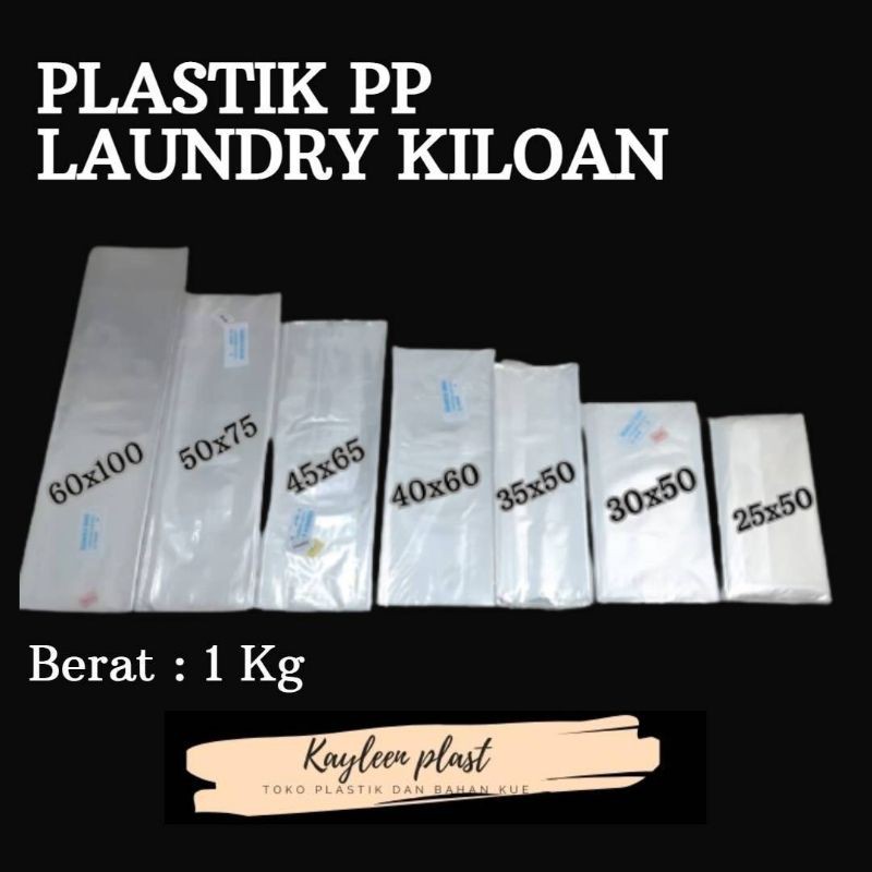 Plastik Laundry Kiloan PP Murni Paling Murah