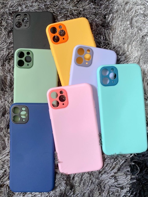 Case Iphone 6 Plus / Xs max /  11 Pro / 11 Pro Max Soft Case Warna Ring Candy