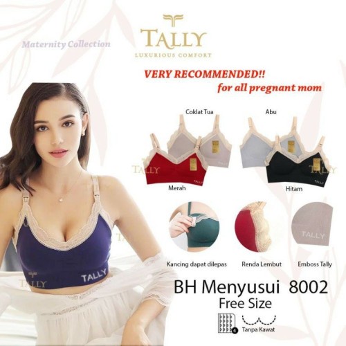 TALLY 8002 Nursing Bra BH Menyusui Tanpa Kawat