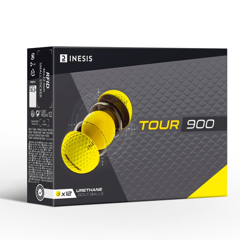 INESIS 900 Bola Golf Tour Isi 12 Pcs