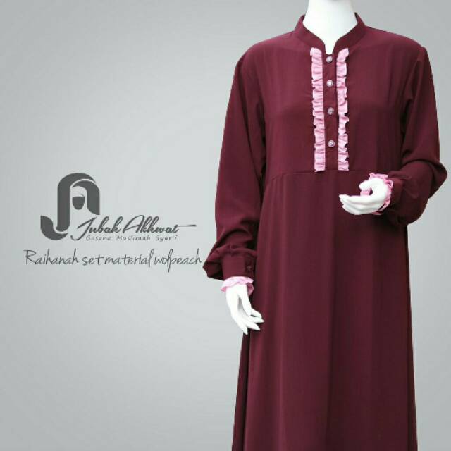 Gamis Premium Raihanah series by Jubah Akhwat pakaian muslimah akhwat Ummahat remaja gamis