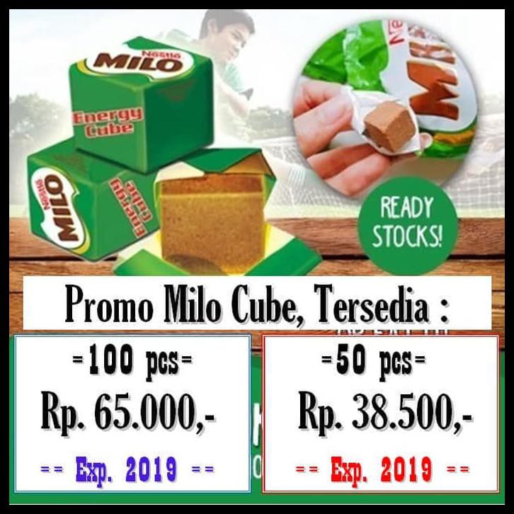 

Termurah NESTLE MILO CUBE 100 PCS