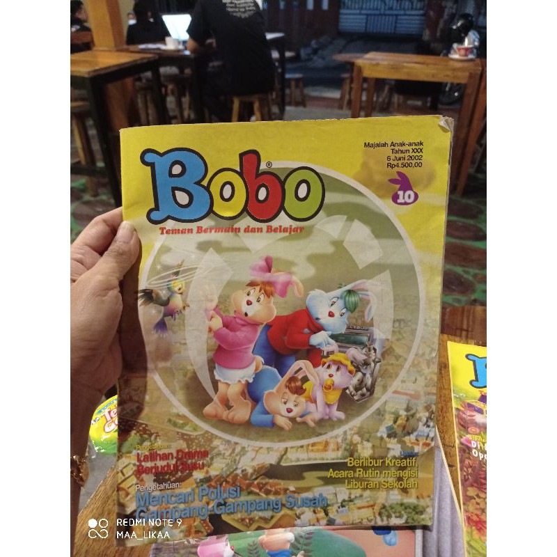 MAJALAH BOBO TAHUN 2002(DAPAT 3 BUKU)