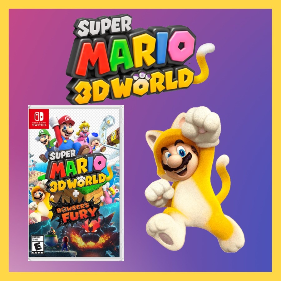 Super Mario 3D World Nintendo Switch/Kaset Nintendo Switch