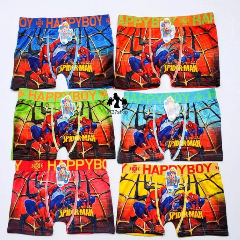 PROMO 4 PCS CELANA DALAM ANAK LAKI LAKI - BOXER ANAK LAKI LAKI MOTIF HERO