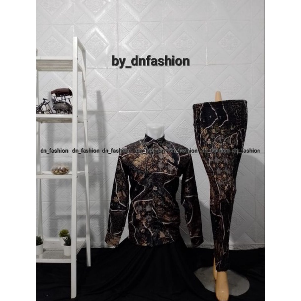 Kemeja Batik Lengan Panjang Couple Coklat//Kemeja Batik//Rok Plisket Batik//Kemeja Batik Terlaris//Kemeja Batik Modern//Bawahan Tradisional//Kemeja Pesta//Terlaris//COD
