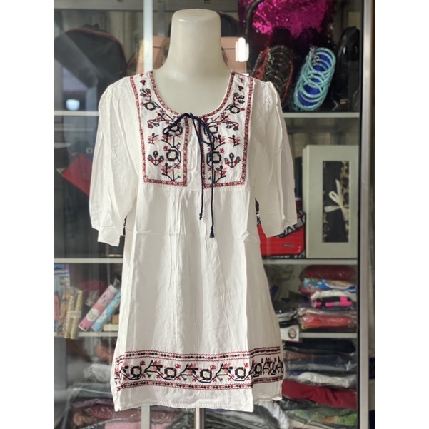 blouse bohemian bordir