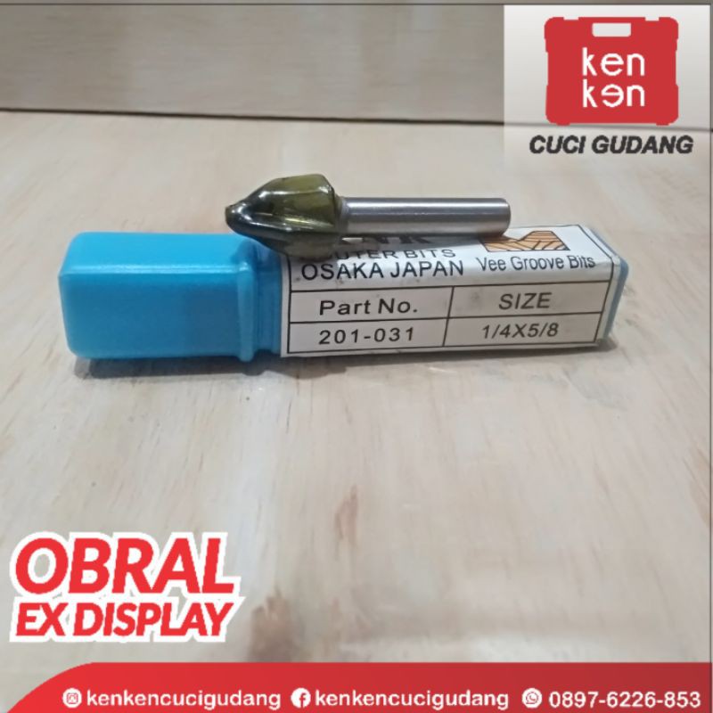 Mata Router Vee Groove 16mm KNK Mata Profil 201-031 KNK