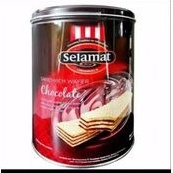 Selamat Wafer Chocolate 750gr Kue Kaleng Coklat
